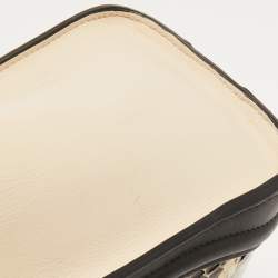 Pre Owned Celine Tri Color Watersnake and Leather Nano Luggage Tote