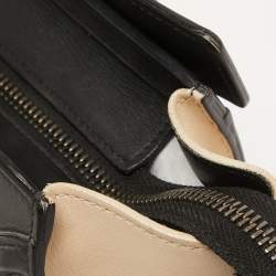 Pre Owned Celine Tri Color Watersnake and Leather Nano Luggage Tote