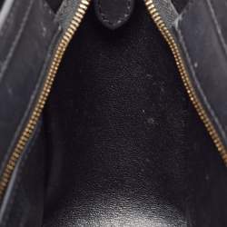 Pre Owned Celine Tri Color Leather Nano Luggage Tote