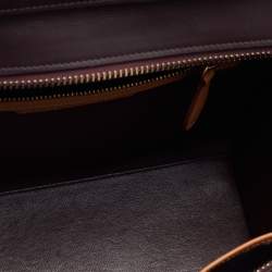 مملوكة مسبقًا حقيبة سيلين مايكرو لاغيدج جلد ونوبوك ثلاثية اللون