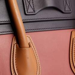 مملوكة مسبقًا حقيبة سيلين مايكرو لاغيدج جلد ونوبوك ثلاثية اللون