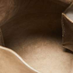 Pre Owned Celine Black/Grey Leather All Soft Shoulder Bag