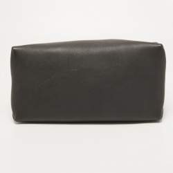 Pre Owned Celine Black/Grey Leather All Soft Shoulder Bag