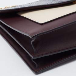 Pre Owned Celine Multicolor Leather and Watersnake Leather Pocket Envelope Shoulder Bag