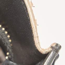 Celine Black/Beige Python and Leather Nano Luggage Tote
