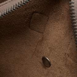 Pre Owned Celine Grey Leather Micro Luggage Tote