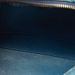 مملوكة مسبقًا Céline Blue Python Nano Luggage Tote