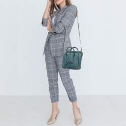 مملوكة مسبقًا Céline Blue Python Nano Luggage Tote