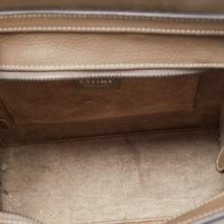 مملوكة مسبقًا Celine Grey Leather Nano Luggage Tote
