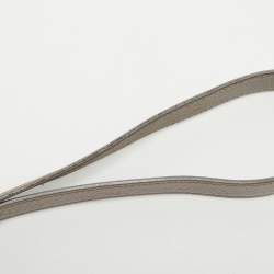 Pre Owned Celine Grey Leather Micro Belt Top Handle Bag