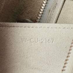 Pre Owned Celine Grey Leather Micro Belt Top Handle Bag