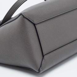 مملوكة مسبقًا Celine Grey Leather Mini Belt Top Handle Bag