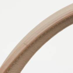 Pre Owned Celine Tri Color Leather and Suede Medium Trapeze Top Handle Bag