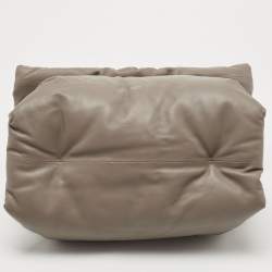 Pre Owned Celine Grey Leather Cartable Pillow Top Handle Bag