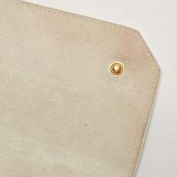 مملوكة مسبقًا Celine White Leather Flap Bum Waist Bag