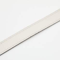 Pre Owned حقيبة يد توتس سيلين نانو لاغيدج جلد وجلد ثعبان بيج/أسود