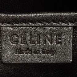 Pre Owned حقيبة يد توتس سيلين نانو لاغيدج جلد وجلد ثعبان بيج/أسود