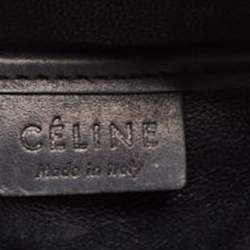 Pre Owned Céline Tri Color Leather and Nubuck Nano Luggage Tote