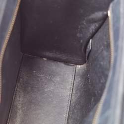 Pre Owned Céline Tri Color Leather and Nubuck Nano Luggage Tote