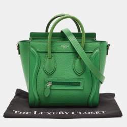 Pre Owned حقيبة يد توتس سيلين نانو لاغيدج جلد وجلد ثعبان بيج/أسود