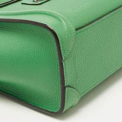 Pre Owned حقيبة يد توتس سيلين نانو لاغيدج جلد وجلد ثعبان بيج/أسود