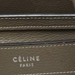 Pre Owned حقيبة يد توتس سيلين نانو لاغيدج جلد وجلد ثعبان بيج/أسود