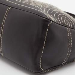 Pre Owned Celine Brown Leather Bucket Bag