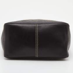 Pre Owned Celine Brown Leather Bucket Bag
