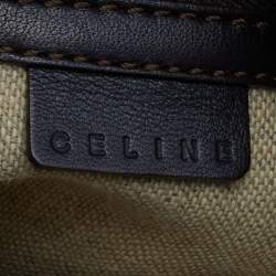 Pre Owned Celine Brown Leather Bucket Bag