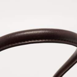 Pre Owned Celine Tri Color Leather Mini Luggage Tote