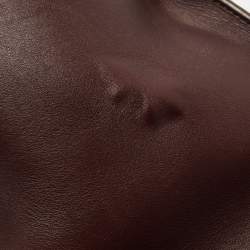 Pre Owned Celine Tri Color Leather Mini Luggage Tote