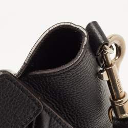 Pre Owned Celine Black Leather Nano Luggage Tote