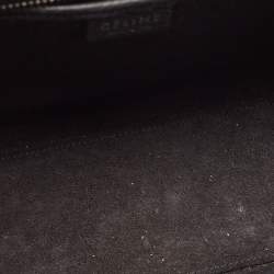 Pre Owned Celine Black Leather Nano Luggage Tote