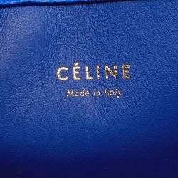 Pre Owned Celine Blue Python Medium Phantom Luggage Tote 