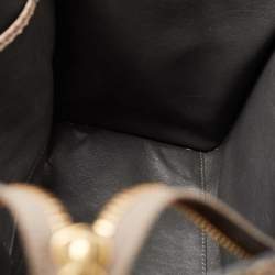 Pre Owned Celine Grey Python Mini Luggage Tote