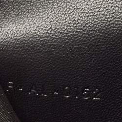 Celine Black Leather Logo Flap Continental Wallet