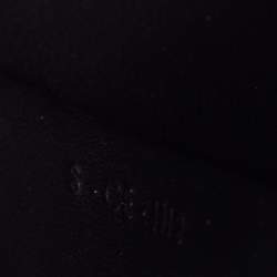 Pre Owned Celine Navy Blue Python Medium Classic Box Shoulder Bag