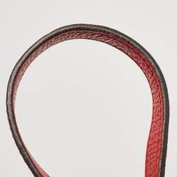 Pre Owned Celine Red Leather Nano Luggage Tote