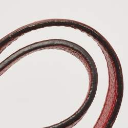 Pre Owned Celine Red Leather Nano Luggage Tote