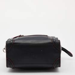 Celine Black Leather Nano Luggage Tote