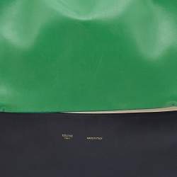 Pre Owned Celine Tri Color Leather All Soft Shoulder Bag