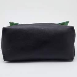 Pre Owned Celine Tri Color Leather All Soft Shoulder Bag