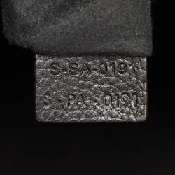 Pre Owned Celine Black Leather Mini Luggage Tote