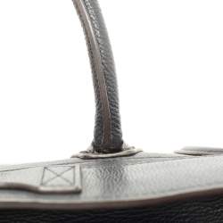 Pre Owned Celine Black Leather Mini Luggage Tote