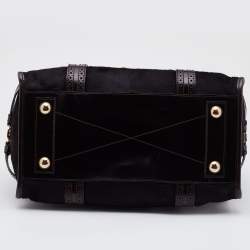 Pre Owned Celine Brown Calfhair and Leather Vintage Satchel