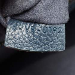 مملوكة مسبقًا Celine Navy Blue Leather Mini Luggage Tote