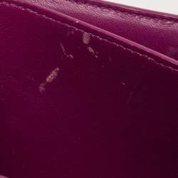 Celine Purple Python Leather Small Classic Box Flap Bag