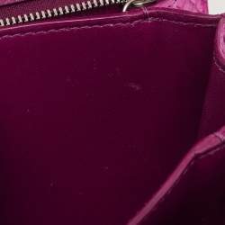 Celine Purple Python Leather Small Classic Box Flap Bag