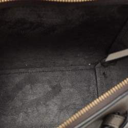 Pre Owned Celine Grey Leather Nano Belt Top Handle Bag