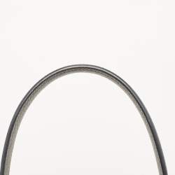 Pre Owned Celine Grey Leather Nano Belt Top Handle Bag